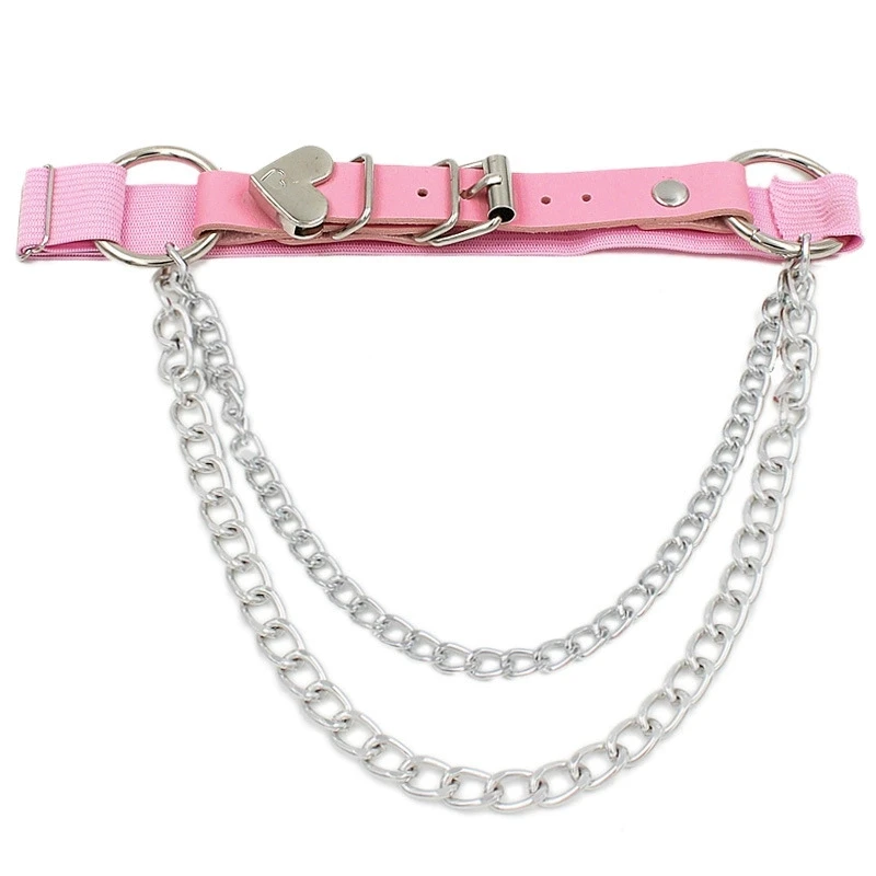 Women’s Heart-Shaped Leg Chain Garter 9 Women’s Heart-Shaped Leg Chain Garter - Image 9