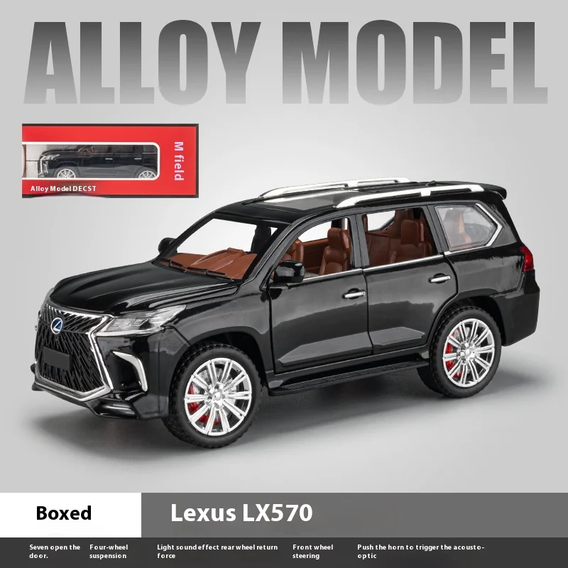 1:24 Lexus LX570 Off Road Alloy Diecast Model 11 1:24 Lexus LX570 Off Road Alloy Diecast Model - Image 11