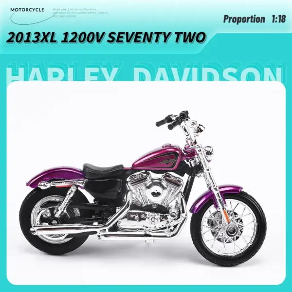Maisto 1:18 Harley-Davidson Motorcycle Model - Image 14