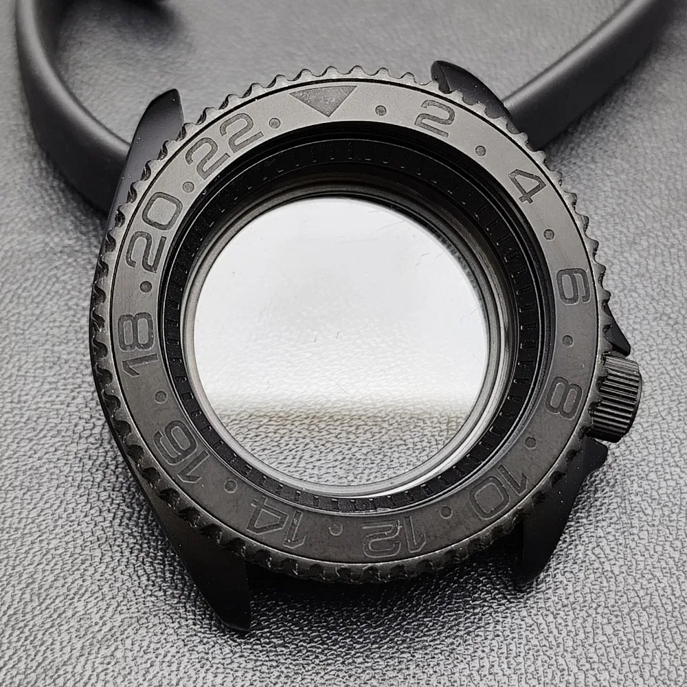 42mm Black Matte Watch Case for NH35 Movement 105 42mm Black Matte Watch Case for NH35 Movement - Image 105