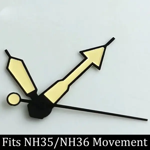 28.5mm Green/Black Dual Calendar Watch Dial for NH36 - Image 32