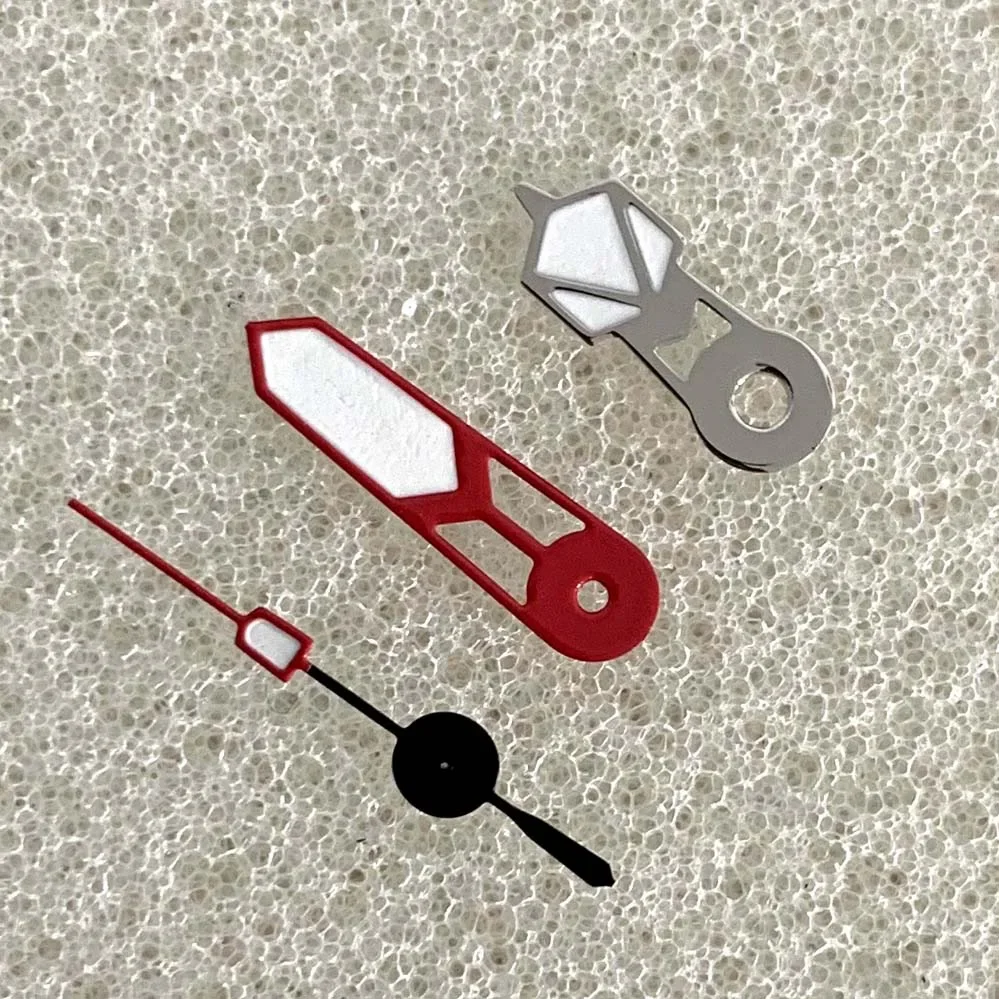 Red Silver Needle Luminous Watch Hands for NH35 7 Red Silver Needle Luminous Watch Hands for NH35 - Image 7