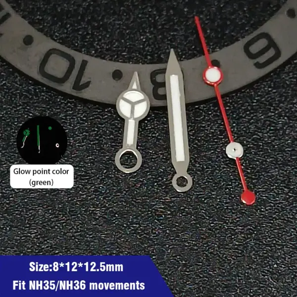 Green Luminous Watch Hands for NH35 NH36 Movement - Image 25