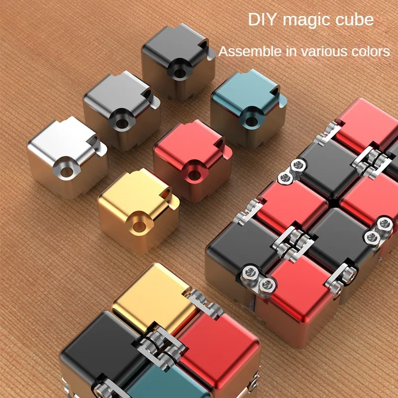 Metal Magnetic Cube Stress Relief Puzzle 3 Metal Magnetic Cube Stress Relief Puzzle - Image 3