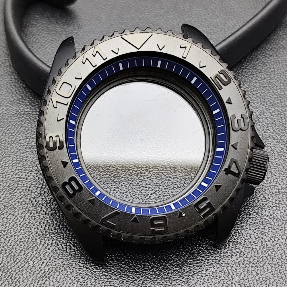 42mm Black Matte Watch Case for NH35 Movement 112 42mm Black Matte Watch Case for NH35 Movement - Image 112