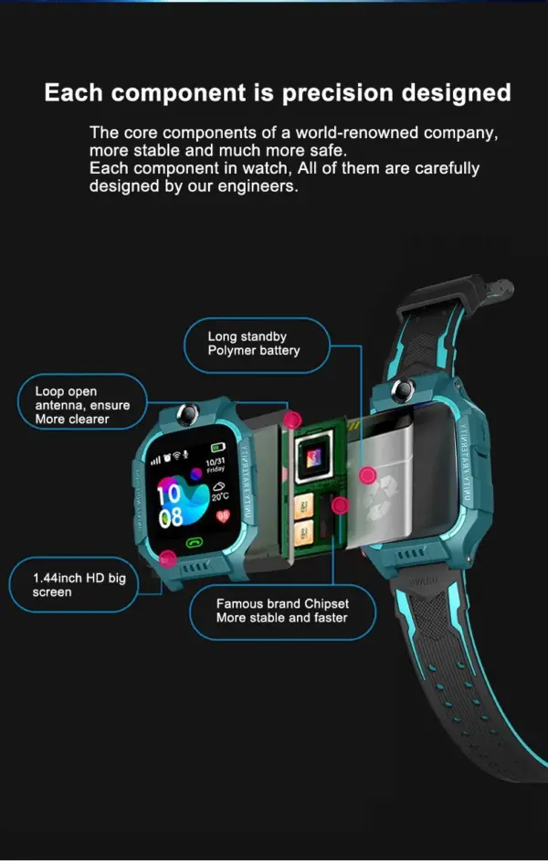 OZKVVM Q19B Kids Smart Watch with Camera - Image 4