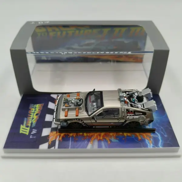 Back To Future 1:64 Diecast Alloy Car Model - Image 7