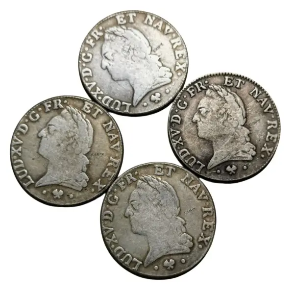 Louis XV Silver Replica 1 Ecu Coin 1770-1774 - Image 5