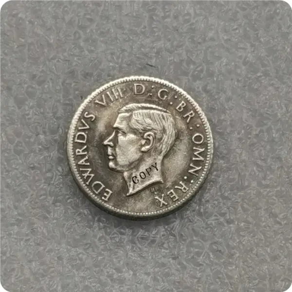 1937 UK Edward VIII 3 Pence Replica Coin - Image 4