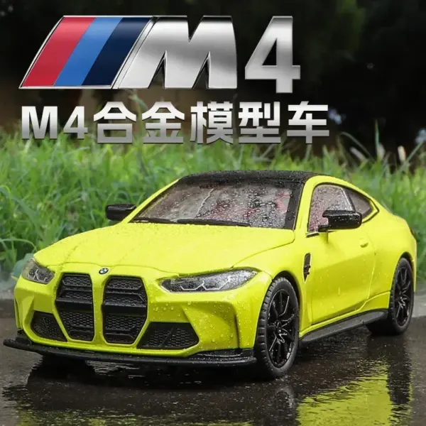 1:24 BMW M4 Diecast Alloy Model Car - Image 2