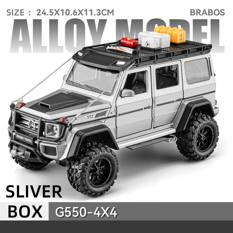 1:24 Mercedes-Benz G550 Diecast Off-road Vehicle 9 1:24 Mercedes-Benz G550 Diecast Off-road Vehicle - Image 9