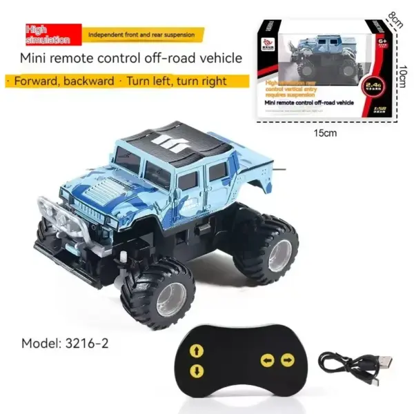 MN MODEL Remote Control Off-Road Car 1:64 Scale - Image 5