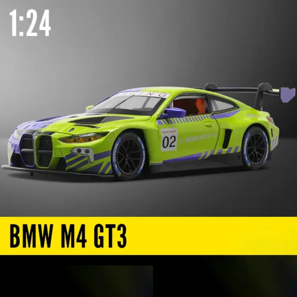 BMW M4 GT3 1:24 Alloy Diecast Car - Image 12