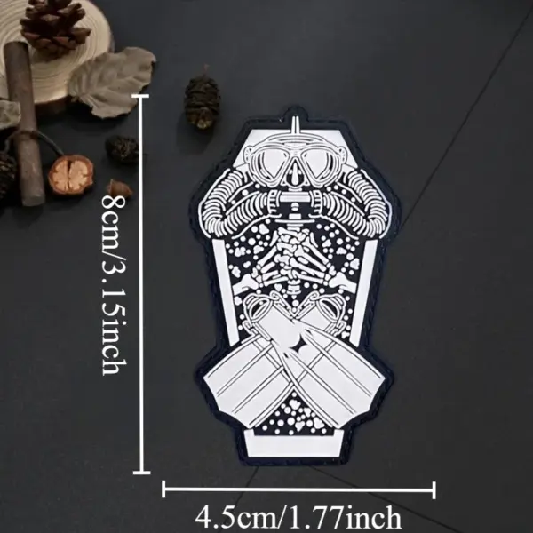 Frogman 3D PVC Patch for Tactical Gear - Image 2