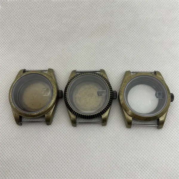 BLIGER 39mm Bronze Watch Case for NH34 NH35 ETA2824 - Image 3