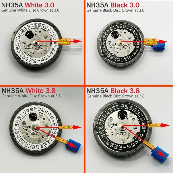 Japan Original NH35A Mechanical Movement for SKX007 Sumo Watch - Image 2