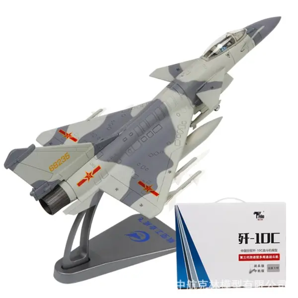 Diecast China J-10C Fighter Aircraft Model - Image 6