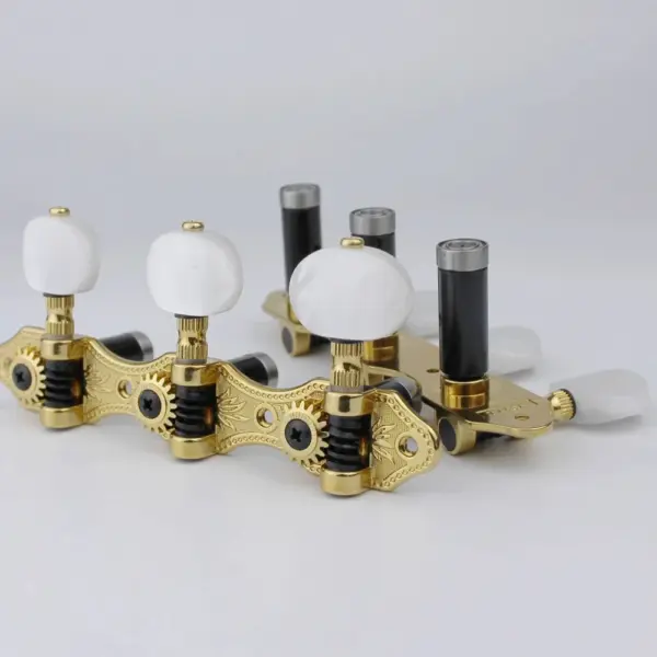 Gold Steel Guitar Tuning Pegs for Classical Guitar - Image 3
