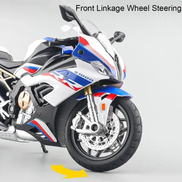 1:12 Scale Kawasaki Ninja H2R Diecast Motorcycle Model - Image 3