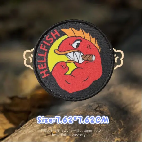 Skull Printed Tactical Patch Set for Clothing - Image 11