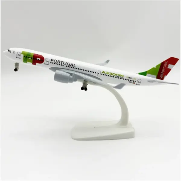 Portuguese Airlines Airbus 330 Model with Stand - Image 6