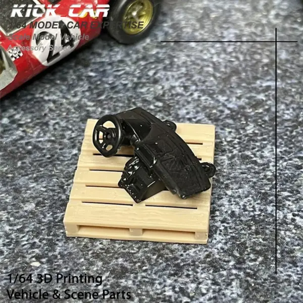 Dayu 1/64 Resin Model Car Garage Scene Set - Image 2