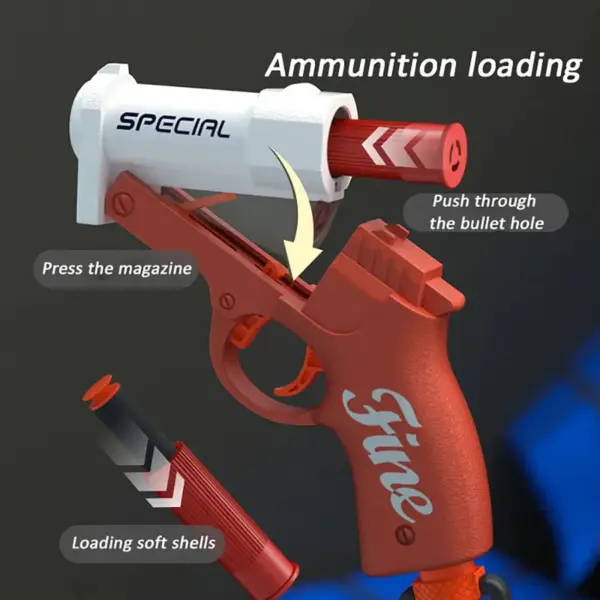 Mini S686 Soft Bullet Launcher Toy Gun - Image 2
