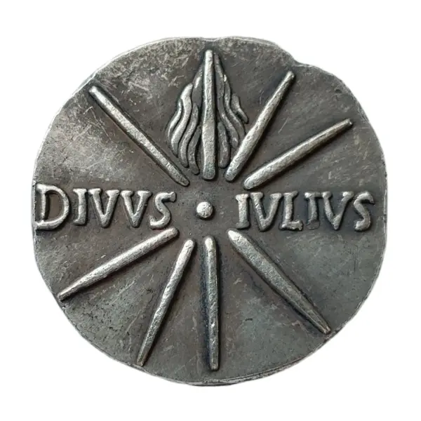 Ancient Roman Silver-Style Commemorative Coin - Image 2