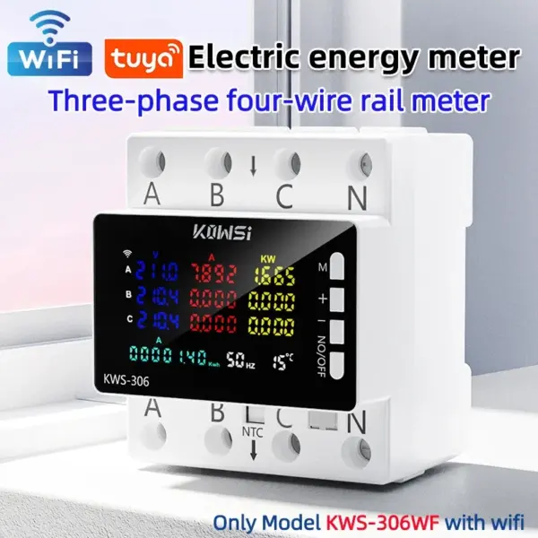 KWS-306 3-Phase Energy Meter with Color Display - Image 5