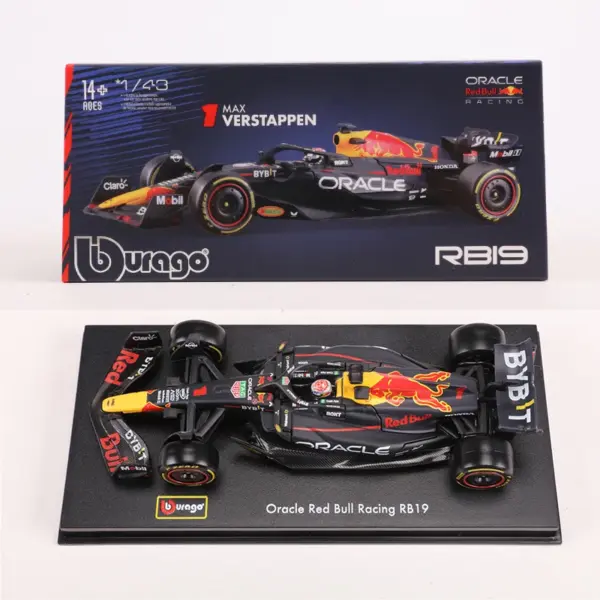 Burago 1:43 Red Bull Racing RB19 Diecast Model - Image 9