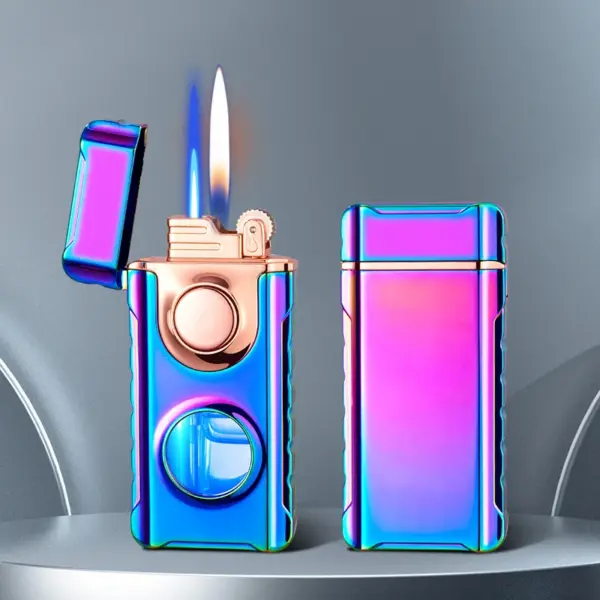 Unusual Metal Windproof Cigarette Lighter Jet Torch - Image 18