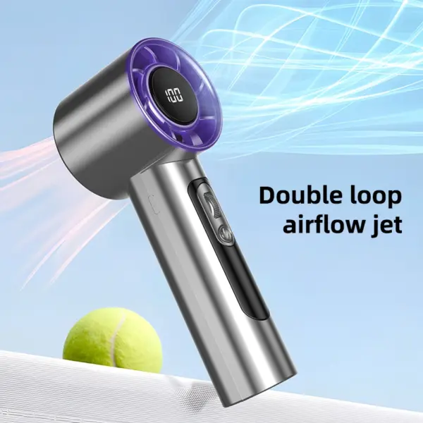 Xiaomi Mini Handheld Turbo Fan F08 with LED Display - Image 3