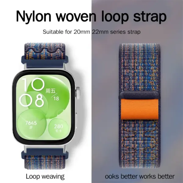 Nylon Trail Loop Band For Huawei Watch Fit 3 - Image 5