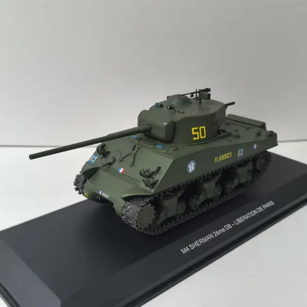 1/43 Scale M4 Sherman Tank Collectible Model - Image 2
