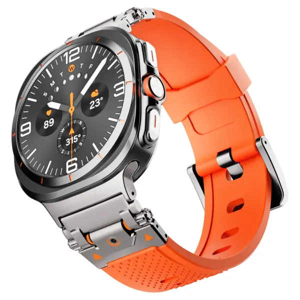 Silicone Strap for Samsung Galaxy Watch7 Ultra 47mm - Image 16