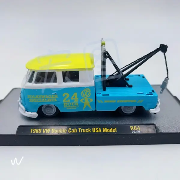 Diecast 1960 VW Double Cab Truck Model 1:64 - Image 2