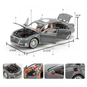 1:24 Audi A8 Diecast Model Car Collection 12 Sc8888539fb254274b44ac4654dd32675n