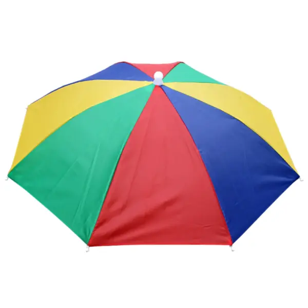 Outdoor Foldable Sun & Rain Umbrella Hat for Women - Image 15