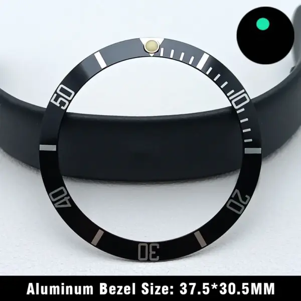 37.5mm Sloping Ceramic Watch Bezel Insert Replacement - Image 3