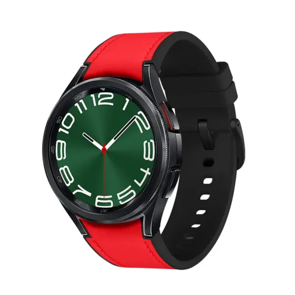Leather and Silicone Band for Samsung Galaxy Watch 4/5/6/7 Series - Image 19