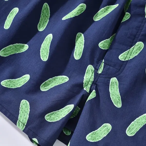 Men's Cotton Boxers with Striped Print - Image 3