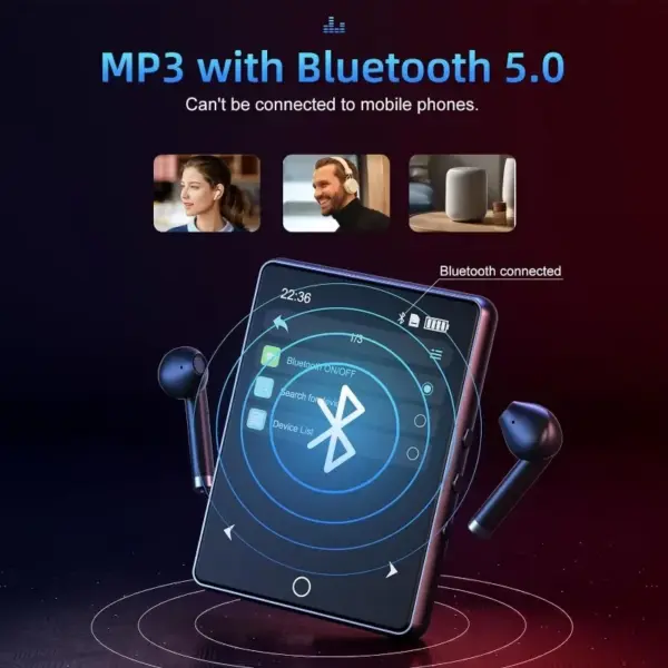 32GB Bluetooth MP3 Player with Touch Screen - Image 2