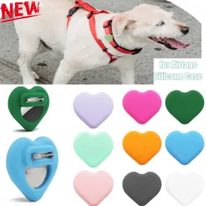 Heart-Shaped Silicone AirTag Protective Case