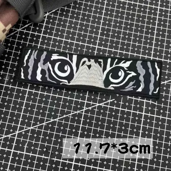 Dark Forest Tiger Moral Badge Tactical Hook&Loop Patches - Image 7