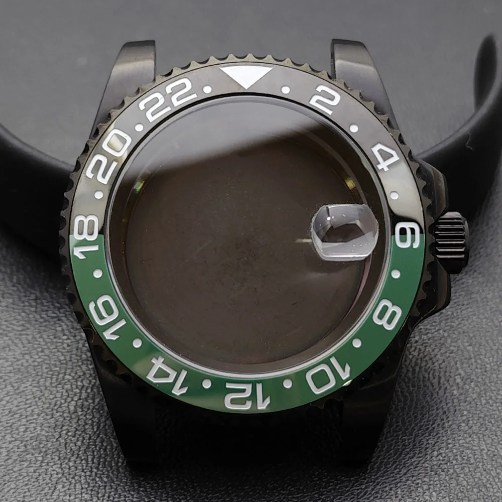 GMT 40.5mm Bidirectional Sapphire Watch Case for NH34/NH35 10 GMT 40.5mm Bidirectional Sapphire Watch Case for NH34/NH35 - Image 10