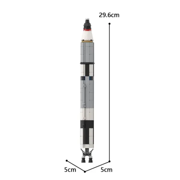 Gobricks Saturn V Rocket Building Blocks Set for Adults - Image 6