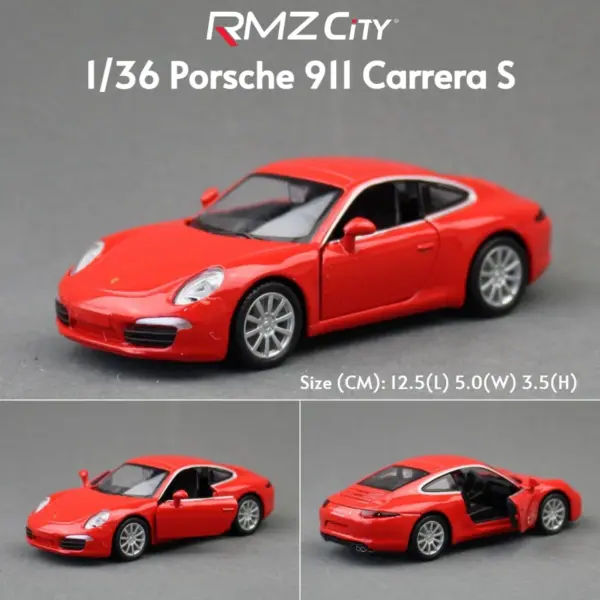 Diecast Porsche 911 GT3 1/36 Model Car - Image 25