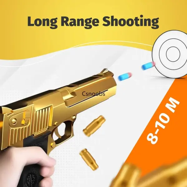 Desert Eagle Shell Ejecting Toy Gun - Image 3