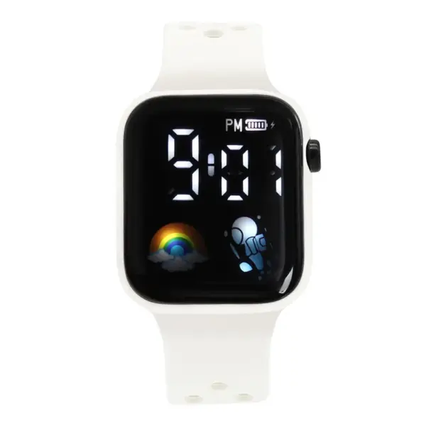 Pink LED Sports Watch with Silicone Strap - Image 6