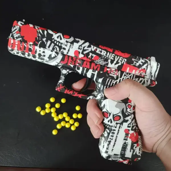 Manual Soft Bullet G17 Foam Toy Gun - Image 6